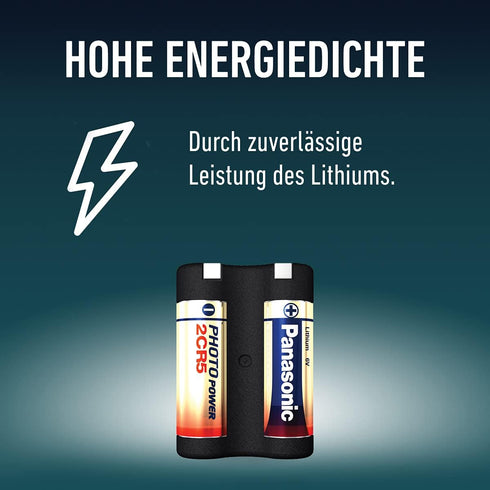 Panasonic 2CR5 Lithium Battery