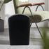Plastic Trash Can with Swing Lid | 4.2 Gallon | Black | 1 Pack