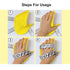 Resting Hand Straighten Splint, Night Finger Separator Support Rehab Training Supplies for Arthritis, Hemiplegia, Spasm