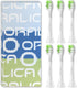 Compatible Philips Sonicare W DiamondClean Replacement Toothbrush Heads, 6 Pack, Whitening, Medium Bristles, Tongue
