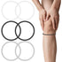 QFGasre 6pcs Patellar Tendon Support Strap Knee Brace for Women Men Silicone Patellar