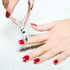 XUNXMAS Cuticle Trimmer and Remover with Pusher - Professional Stainless Steel Durable Pedicure Manicure Tools in Rose