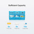 BUG HULL Large Weekly Pill Organizer 3X a Day, 7 Day Pill Box for Vitamins, Supplements (White)