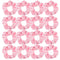 WHAVEL Pink Scrunchies, 16 Pieces Velvet Hair Ties for Party Favors, Valentines Galentines Day