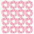WHAVEL Pink Scrunchies, 16 Pieces Velvet Hair Ties for Party Favors, Valentines Galentines Day
