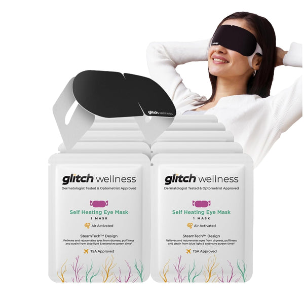 Steamtech Self Heated Eye Mask for Dry Eyes - Eye Doctor Approved Warm Compress for Fatigue & Dryness, Disposable Spa
