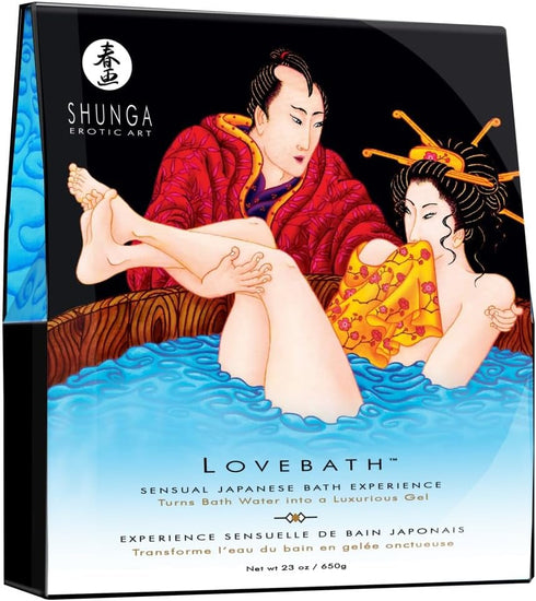 Shunga 23 Oz Lovebath Ocean Temptations Bath Gel