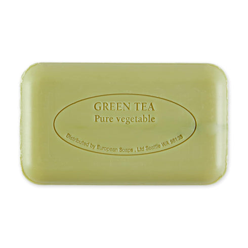 Pre de Provence Artisanal Soap Bar, Green Tea, Natural French Skincare, 5.3 Ounce
