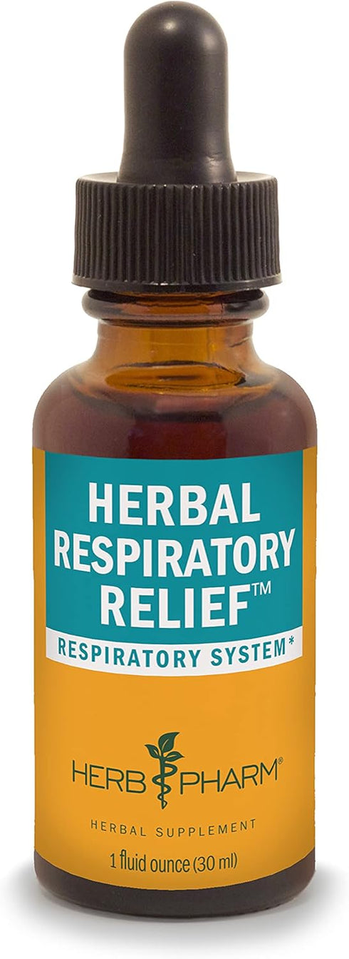 Herb Pharm Herbal Respiratory Relief Liquid Formula with Wild Cherry Extract - 1 Fl Oz (Pack of 1)