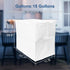 LOMHODWA 15 Inch 15 (20) Trash Compactor Bags,Fits Rectangular Drawer Compactors, White Heavy Duty Compressed For Home