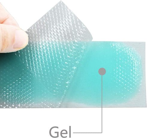 40 Pcs Fever Cooling Gel Patches,Cooling Forehead Strips Relieve Headache,Toothache Pain,Drowsiness, Fatigue, Refreshing, Relieve Fatigue, Muscle ache, Sprain,Sunstroke Blue