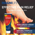 MagniLife Pain Relieving Foot Cream, All-Natural Moisturizing Topical for Soreness, Burning, Tingling, 4oz Tube