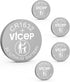 ViCep 5-Pack CR1632 Battery CR 1632 3V Lithium Batteries Compatible with Car Key