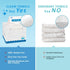 HOMEXCEL Disposable Face Towels - Biodegradable Makeup Remover Dry Wipes, 50 Count for Sensitive Skin