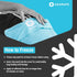 ICEWRAPS 10”x14” Reusable Ice Pack - Multipurpose Flexible Cold Therapy Clay Ice Packs for Knee and Back Relief