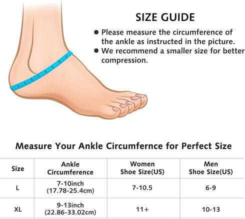 Ankle Foot Ice Pack Wrap for Injuries, Reusable Gel Pack for Hot & Cold Therapy, Pain Relief Sleeve