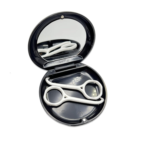 Orthodontic Retainer Case with 2 Pcs Aligner Removal Tool in Black & White