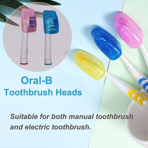 V-TOP 20 Pack Travel Toothbrush Head Covers, Portable Toothbrush Pod Caps for Home and Outdoor Use