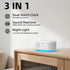 LazyNight 3 1 30 Snooze 32 in Alarm Clock Sound Machine Nightlight for Bedroom Plug in Digital Clock with Wake up