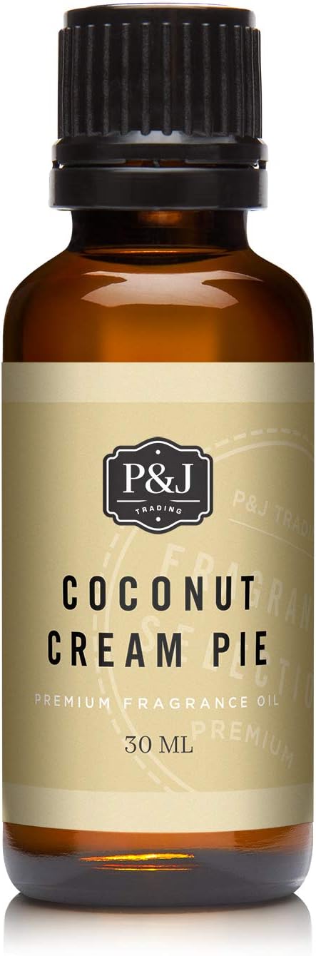 P&J Trading Coconut Cream Pie Scented Oil, 30ml, Fragrance Oil for Candle Making & Diffuser