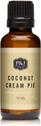 P&J Trading Coconut Cream Pie Scented Oil, 30ml, Fragrance Oil for Candle Making & Diffuser