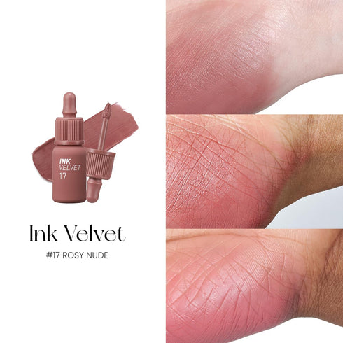 Peripera Ink the Velvet Lip Tint - High Pigment Color, Longwear, Weightless, Not Animal Tested, Gluten-Free,
