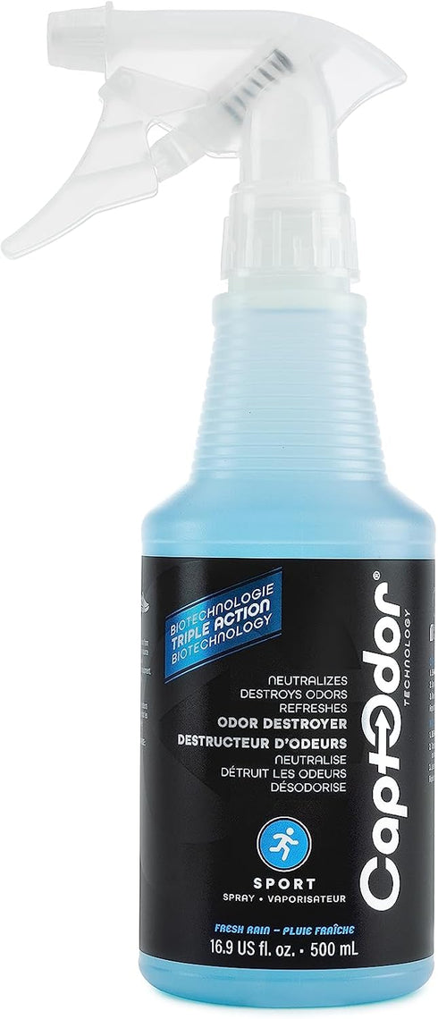 Sports Odor Destroyer Spray, 16.9oz, Odor Eliminator & Deodorizer for Sports Gear