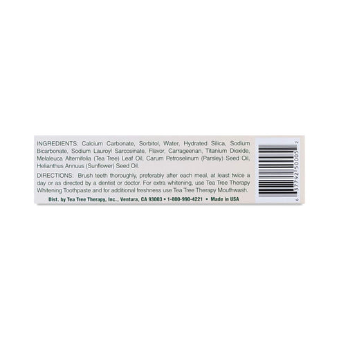 Tea Tree Therapy 5 Oz (Pack 2) Toothpaste with Baking Soda