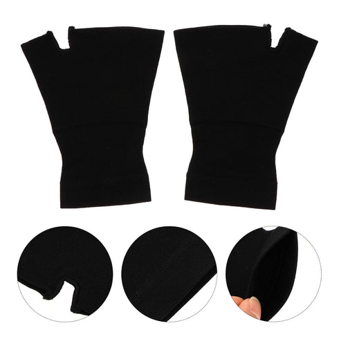 1 Pair Copper Compression Gloves, Hand Support Gloves Mitten Wrist and Thumb Support for Women Men Carpal Tunnel