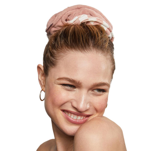 Kitsch Towel Scrunchie - Ultra Soft Microfiber Hair Ties for Women, Large Scrunchies for Wet Hair, 2 pc (Terracotta