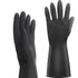 Thick Rubber Cleaning Gloves, 3 Pairs Black Extra Large Non-Slip Kitchen Gloves for Dishwashing