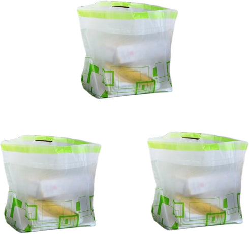 RLXROM 3 Pcs Self-Standing Trash Bags for Outdoor BBQ Party Car Picnic Camping