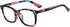 MAXJULI Blue Light Blocking Glasses for Computer, Reading, Gaming, TV, Phones - Women Men (Flower Black)