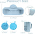 nestery Hair Washing Station for Adult, Silicone Portable Shampoo Bowl with Rinse Cup & Scalp Massager, Hair Washing