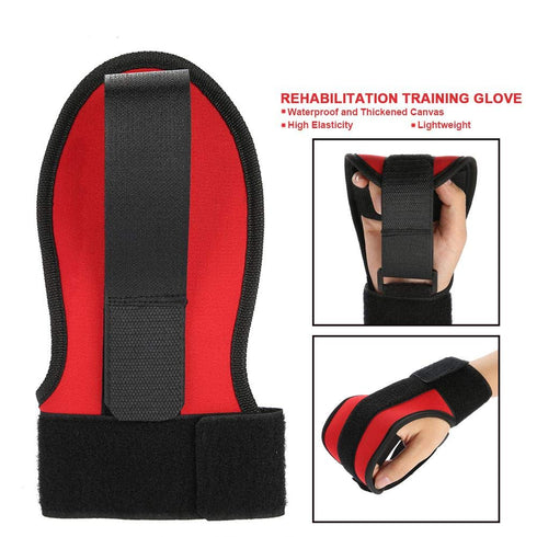 ZJchao Auxiliary Finger Splint Brace Gloves, Fixed Rehabilitation Training Hand Fist Splint for Elderly, Patient
