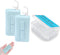 Holy Rose Portable Dental Floss Picks Dispenser, Travel Floss Case with 80 Count Sticks (Blue)