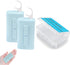 Holy Rose Portable Dental Floss Picks Dispenser, Travel Floss Case with 80 Count Sticks (Blue)