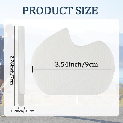 Syhood 40 1/4 Inch Pcs Metatarsal Pad Men Women Thick Ball of Foot Pain Relief Cushions Thick Metatarsal Felt Pads
