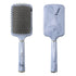 WIN SUN Paddle Brush with Air Cushion - Marble Effect, Good for Detangling, Straightening Hair and Blow Drying