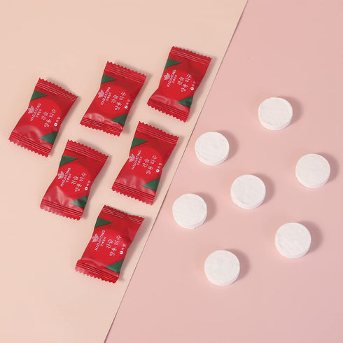 100 Pcs Mini Compressed Towels, Disposable Face Compressed Towel, Portable Coin Tissue for Travel and Outdoor Activities