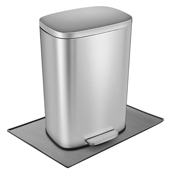 LVFEIFAN OBKING Trash Can Mat, with Non-Slip Particles to Prevent Trash Can Movement