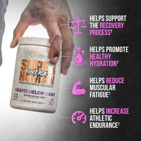 ALPHA LION Superhuman Intra Workout Powder - Amino Acids Drink for Men & Women, Muscle Recovery Supplement, BCAA