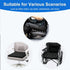 Zorelitevita 3D Air Cell Inflatable Pressure Relief Seat Cushion, Portable Self-Inflating Pad with Anti-Slip Bottom