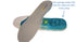 Soleeze Spring Loaded Shoe Inserts Insoles for Men & Women, Shock Absorbers For Your Feet! - Size X Large