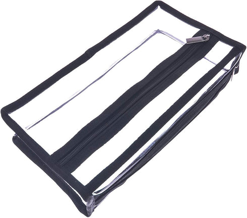 Clear PVC Makeup Bag, Transparent Large Cosmetic Organizer Bag, Travel Makeup Accessories Storage Pouch
