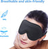 Sleep Eye Mask for Side Sleeper, 3D Contoured Cup Sleeping Mask for Men Women, Adjustable Strap Blackout Cover
