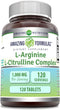 Amazing Formulas L-Arginine/L-Citrulline Complex 1000mg, 120 Tablets Supplement, Non-GMO, Gluten Free