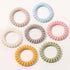 Spiral Hair Ties 20 Pieces, No Crease Coil Hair Ties, No Damage Elastics Hair Coils, Traceless Plastic Hair Bands