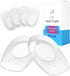 Heel Cushions for Heel Pain Relief (4 Pack) - Gel Heel Cups for Men & Women, Plantar Fasciitis Support
