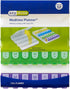 EZY DOSE Weekly (7-Day) Pill Case - Multi-Colored Medicine Planner, Large Compartments, BPA Free